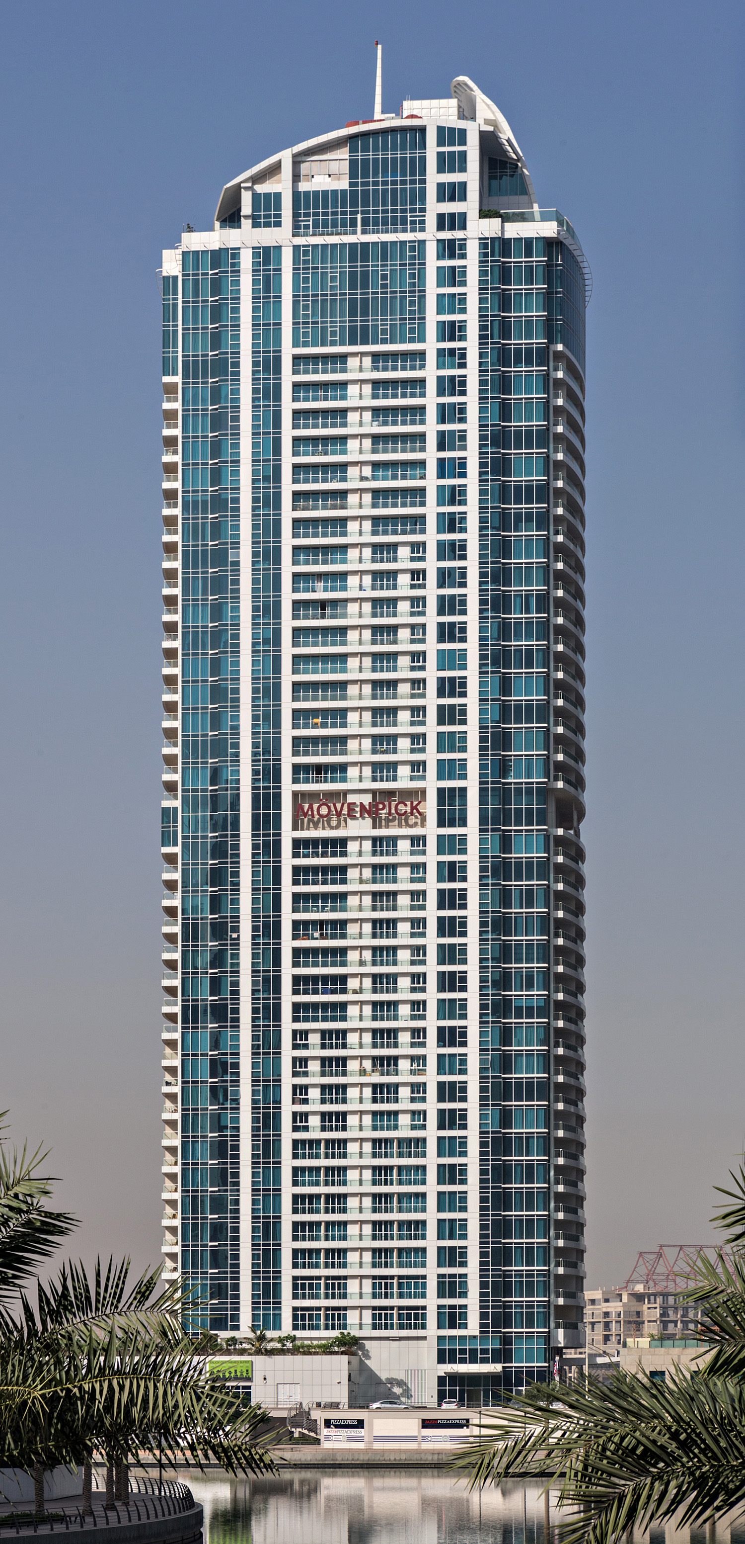 Laguna Tower, Dubai - View across the lake. © Mathias Beinling